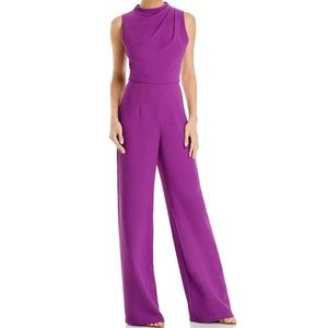 Black Halo - Corinne Sleeveless Flared-Leg Jumpsuit - Size 4